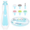 thumbnail image 1 of Tijeras de uñas eléctricas para bebés, tijeras de uñas para bebés, lima de uñas para bebés 6 en 1, juego de lima de uñas para bebés o adultos, 1 of 5
