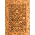 thumbnail image 1 of Ahgly Company Indoor Rectangle Abstract Orange Modern Area Rugs, 4' x 6', 1 of 4