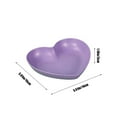 thumbnail image 3 of Liamobondopolis Living Heart Shape Impregnable Dinner Plates 5.91 X 5.51Inch Fruit Snack Plates Dishwasher Microwave Safe Guest Serving Plates Reusable Lightweight Plates For Kitchen Or Camping, 3 of 6