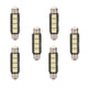thumbnail image 5 of 6x Festoon 41MM 5050 4SMD Bombilla Coche Domo Lámparas de lámpara de Carga / Maletero Sharpla Luz del mapa de la bóveda del adorno de 41m m, 5 of 7