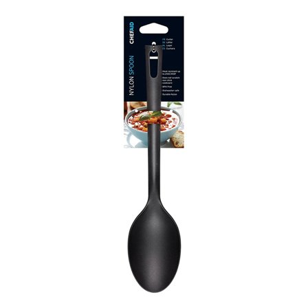 Chef Aid Nylon Spoon Black