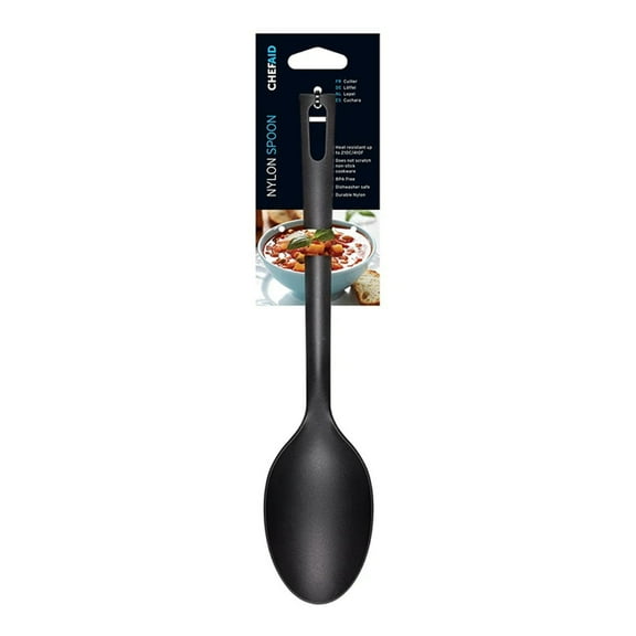 Chef Aid Nylon Spoon Black