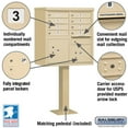 thumbnail image 2 of Cluster Box Unit with 8 Doors and 2 Parcel Lockers in Sandstone with USPS Access Type I, 2 of 3