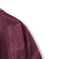 thumbnail image 4 of Chaqueta cortavientos de bolsillo a prueba de viento cálida informal con cuello alto y cremallera Pompotops oipoqjl11556, 4 of 4