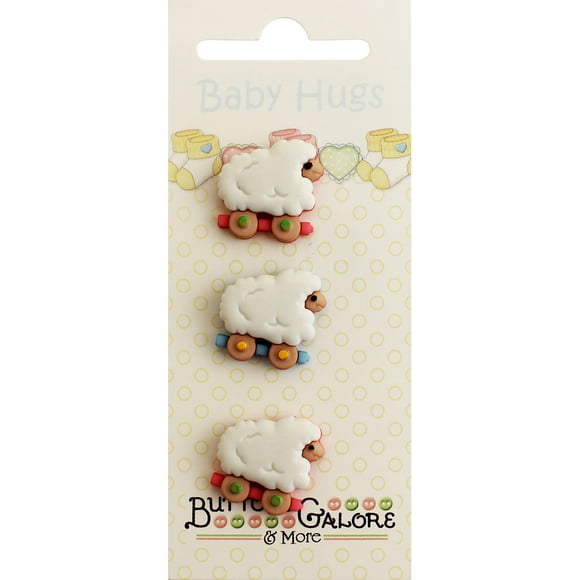 Baby Hugs Buttons-Sheep