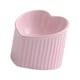 thumbnail image 5 of Cuenco de cerámica para gatos, inclinado y elevado, ancho 14 cm, forma de corazón, poco profundo y con inclinación. Rosa, 5 of 9