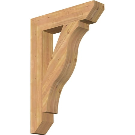 

Ekena Millwork 5 1/2 W x 28 D x 40 H Funston Slat Smooth Bracket Western Red Cedar