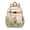 Beige-48, variant on Jungle Leaves Waterproof Travel Backpack - Ergonomic Book Bag with Side Pockets for Students & Commuters