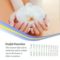 thumbnail image 3 of False Nail Tips Shiny Color Super Coffin Manicure Tools Convenient Press Lady Detachable DIY Accessories Artificial Fingernails White, 3 of 7