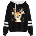 thumbnail image 1 of WILLBEST Sudadera Oversize para Mujer con Estampado Navideño Informal y Cordón Ajustable XX-Grande, 1 of 3