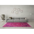 thumbnail image 3 of Ahgly Company Indoor Square Persian Pink Traditional Area Rugs, 6' Square, 3 of 4
