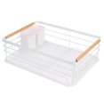 thumbnail image 7 of Dish Drying Rack Countertop Dish Rack Dish Organizer Shelf Iron Wire Dish Dryer Dish Rack Large Capacity with Dish Drainer Chopstick Utensil Holder for Kitchen Home Dish Bowl Cups Chopsticks Storage, 7 of 7