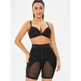 thumbnail image 6 of Full Size High-Waisted Lace Trim Shaping Shorts, 6 of 6