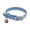 Blue, variant on Classic Genuine Leather Cat Collar with Bell & Safety Elastic Adjustable Kitten Collar Soft Lightweight Buckle Fastening(Purple,Size S)