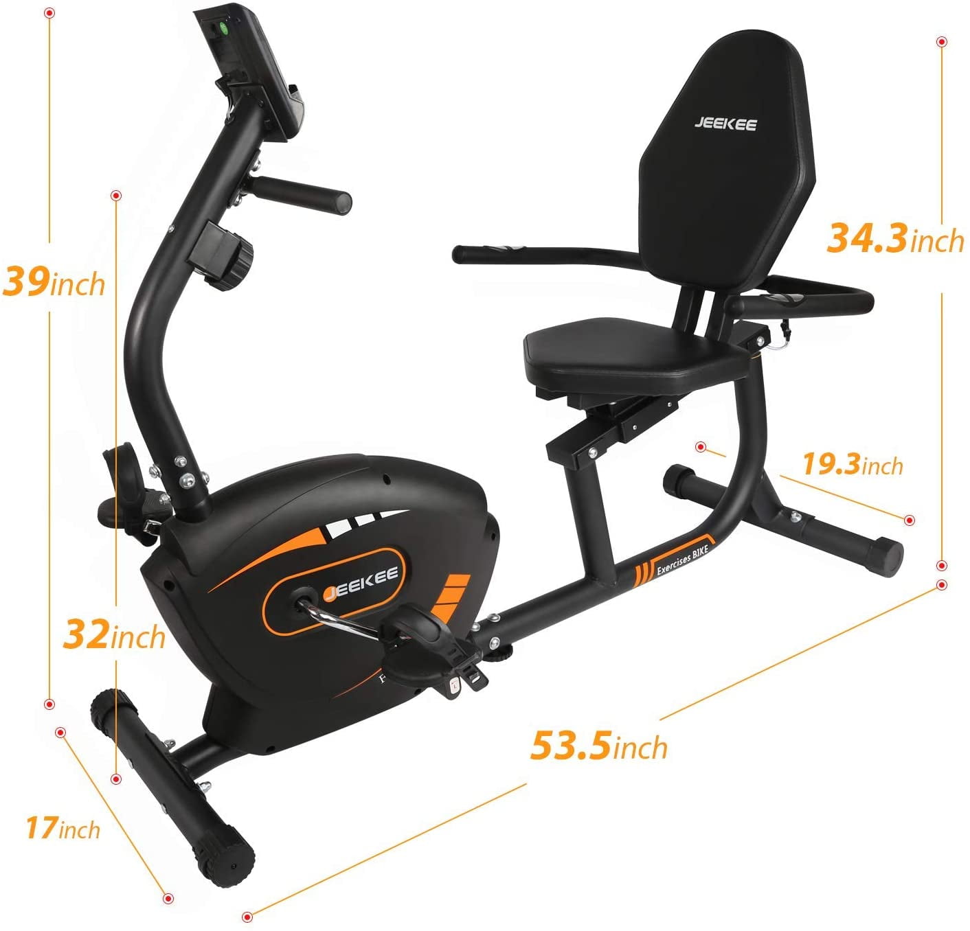 jeekee recumbent exercise bike reviews