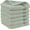 Mint Green, variant on Mocassi Turkish Cotton Washcloth Set, 6-Pack, 13" x 13", Highly Absorbent - Soft Bathroom Towels, Mint Green