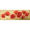 thumbnail image 3 of Levashov, Igor 24x11 Black Modern Framed Museum Art Print Titled - Poppies Grace II, 3 of 5