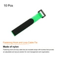 thumbnail image 3 of Uxcell Fastening Hook and Loop Cable Tie 6 Inch x 13/16 Inch Reusable with Buckle Green 10Pcs, 3 of 5