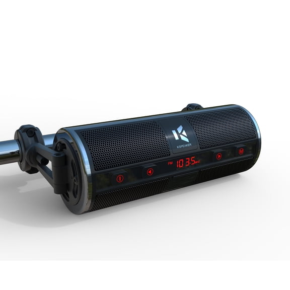 Motorcycle Speakers Bluetooth Waterproof Radio Audio System Built-in Amplifier, Great for ATV, Scooter Bike,12 Volt Vehicle,3 Inch Metal Mp3 Player