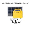 thumbnail image 2 of Yuarrent Kit de generador de panel solar Camping Backpacking Luz de emergencia Camper Iluminación turística Linterna Bombilla Linterna de mano Accesorios para electrodomésticos Tipo 2 6W Yuarrent HA073788-02B, 2 of 6