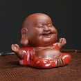 thumbnail image 3 of MesaSe Tea Table Decoration Eye-catching Creative Collectible Mini Monk Decor Figurine for Home, 3 of 8