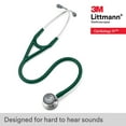 thumbnail image 5 of Littmann Cardiology IV Diagnostic Stethoscope, Standard, Green Tube, Stainless Stem, 5 of 10