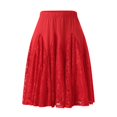 thumbnail image 5 of EHRWE Skirts For Women Large Swing Half Skirt Lace Dance Skirt Ballroom Practice Skirt Performance Skirt For Carnival Festival Party, 5 of 9