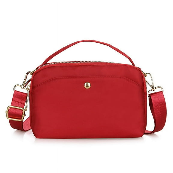 Crossbody Bags for Women and Men Small Belt Bag with Adjustable Strap-red