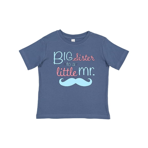 Inktastic Big Sister to a Little Mr Girls Baby T-Shirt