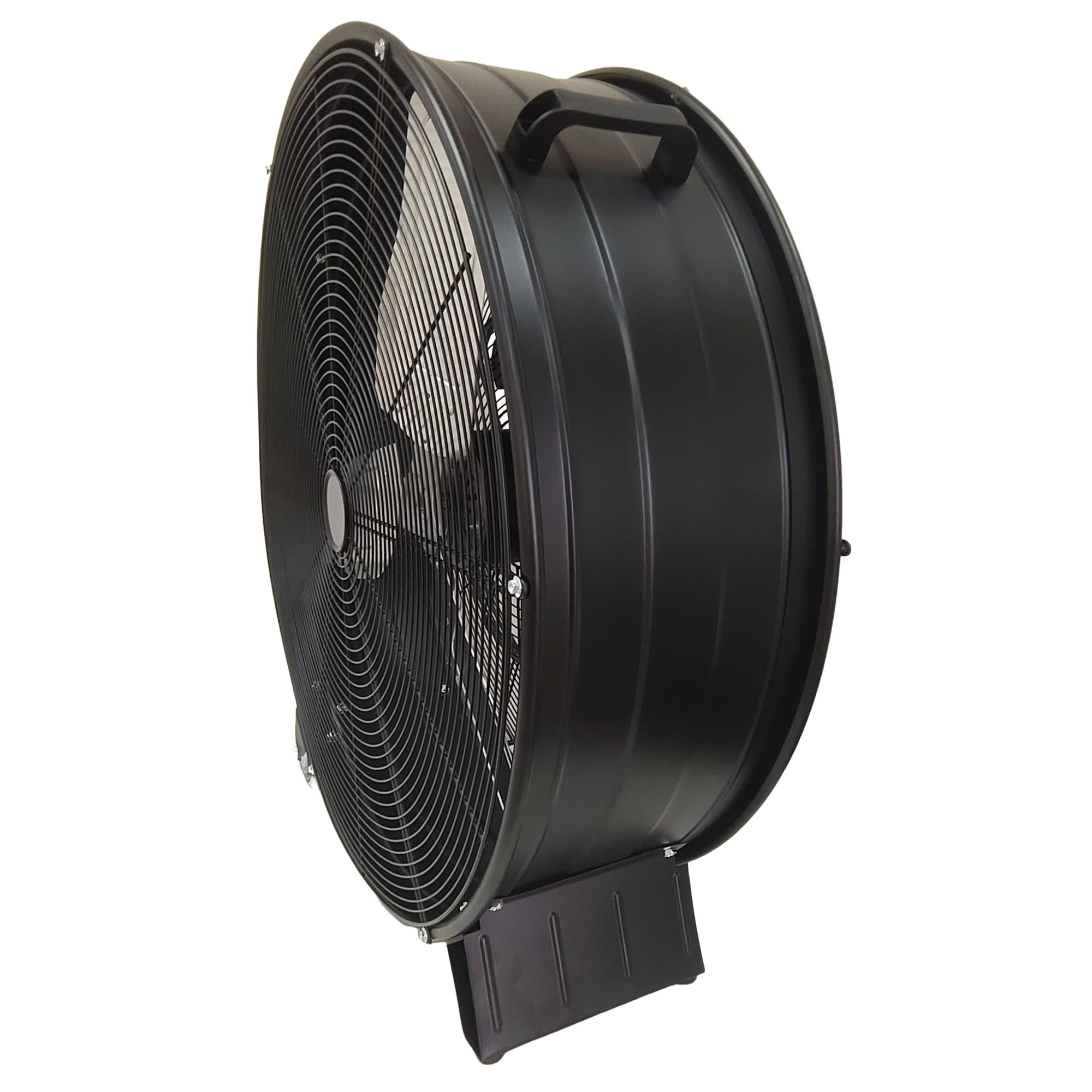 Industrial Drum Fan 30 Inch, Heavy Duty High Velocity Shop Fan with 2 Speed Settings, Pure Copper Motor for Warehouse, Workshop, Garage, Factory, Black