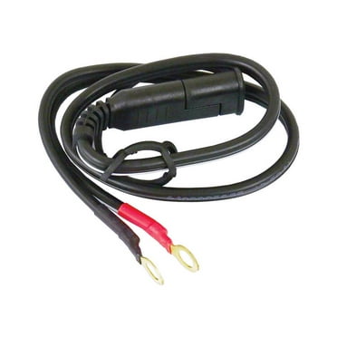 Diehard 8106523 12 V 5 Amps Manual Battery Charger Ring Terminal Harness - Black