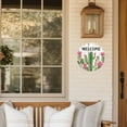 thumbnail image 5 of Metal Tin Sign Welcome Cactus Vintage Metal Signs Rustic Wall Decor for Home Porch Living Room Greenhouse Farmhouse Yard Garden Indoor Outdoor 12 Inch, 5 of 12