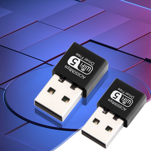 ¡Ahorra Ahora!, Tarjeta de red inalámbrica USB de 650 M, receptor Wifi de 5 G, tarjeta de red para uso doméstico en computadoras portátiles Akmoler