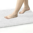 thumbnail image 2 of Yafa Home Fashion 1 Piece Solid Microfiber Soft Bathroom Rug , Non-Slip TPR Backing, 2 of 3