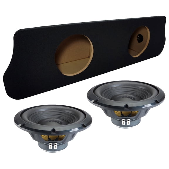 Alpine fits 94-04 Ford Mustang Coupe Sealed Dual 12" W12S4 Loaded Subwoofer Sub Box Enclosure 500W RMS 4 Ohm