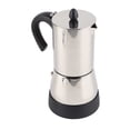 thumbnail image 2 of Cafetera eléctrica, cafetera espresso de 200/300 ml, cafetera de acero inoxidable, cafetera eléctrica, enchufe europeo de 220 V(300ml), 2 of 14