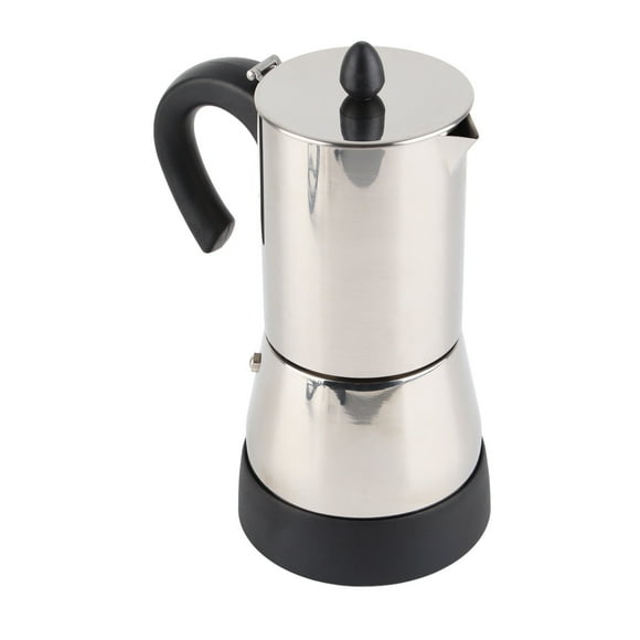 Yajisi Cafetera Eléctrica de Acero Inoxidable Mocha Pot 300ml 220V