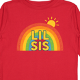 thumbnail image 4 of Inktastic Lil Sis Rainbow Sun Design Boys or Girls Long Sleeve Toddler T-Shirt, 4 of 5