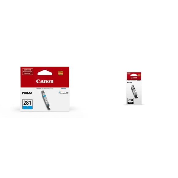 Depósito de tinta Canon CLI-281 CYAN compatible con TR7520, TR8520, TR8620, TS6120, TS6220, TS6320, TS702, TS8120, TS8220, TS8320, TS9120, TS9520