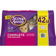 Scoop Away Complete Performance Clumping Cat Litter, Scented, 42 Pounds