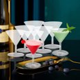 thumbnail image 3 of 12 vasos de plástico para Martini, 2 onzas, vasos de plástico transparente desechables Leyfeng Copas de plástico, 3 of 8
