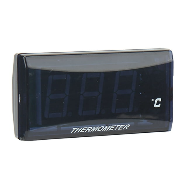 Universal Motorcycle Water Temp Gauge ABS DC12V LCD Super Slim Water Temperature Gauge With 18mm Sensor Adapter Water Temperature Meter Replacement For