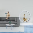 thumbnail image 2 of Colección de figuras de y niña para centro de mesa, vitrina, comedor, dormitorio, estantería, estilo rústico, adorno abstracto, regalo, 2 of 8