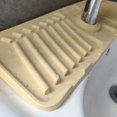 thumbnail image 7 of Bxaolu 17.8 Inch Longer Faucet Mat for Kitchen Sink, Silicone Sink Faucet Mat Splash Guard, Premium Kitchen Sink Splash Faucet Guard, Fast Self-Draining Mat (White), 7 of 7