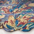 thumbnail image 3 of SAFAVIEH Blossom Tobias Floral Area Rug, Blue/Violet, 6' x 6' Round, 3 of 7