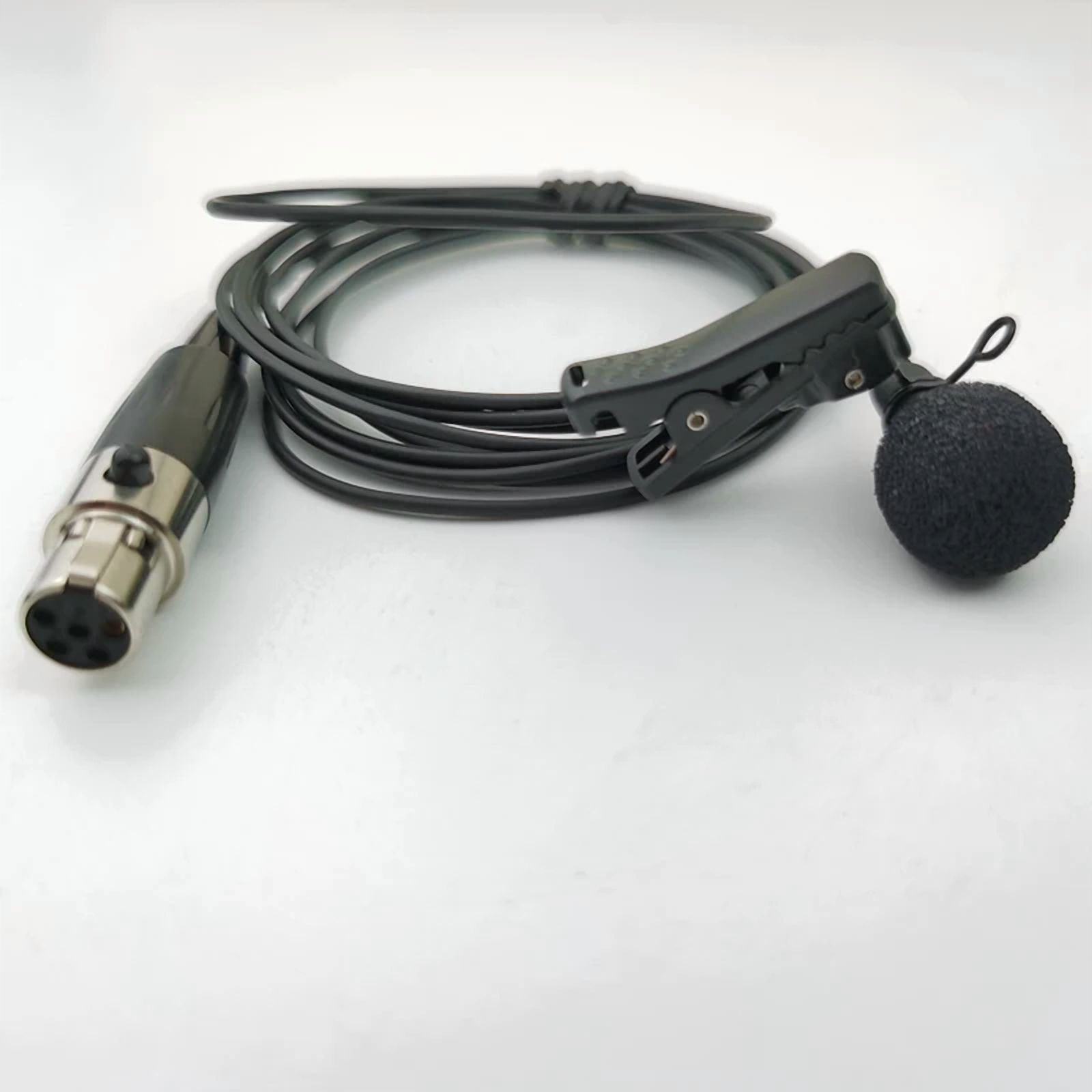 Professional Broadcast Omnidirectional Lavalier Microphone for Lectrosonics Wireless Transmitters