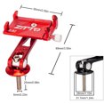 thumbnail image 2 of Yucurem Bike Phone Holder Adjustable Motorcycle Phone Mount Scooter Phone Clip (Red), 2 of 6