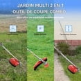 thumbnail image 6 of Floseru 2 in 1 Weed Wacker Gas, 52cc 2-Stroke Gas Weed Eater, String Trimmer/Edger with with Extension Pole, 8500RPM Strong Power & 2026 Upgraded Weed Eater Gas Powe for Yard and Garden, 6 of 7