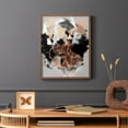 thumbnail image 6 of Afro Pop Framed Print in Brown Solid Wood Framed Print No Nail Hanging, 6 of 6