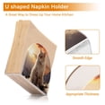 thumbnail image 4 of Cat Iceberg Clouds Sunlight Napkin Holder for Table Clear Napkin Stand Paper Holder Acrylic Organizer Dispenser Napkins for Dinner Kitchen Restaurant Room, 4 of 8